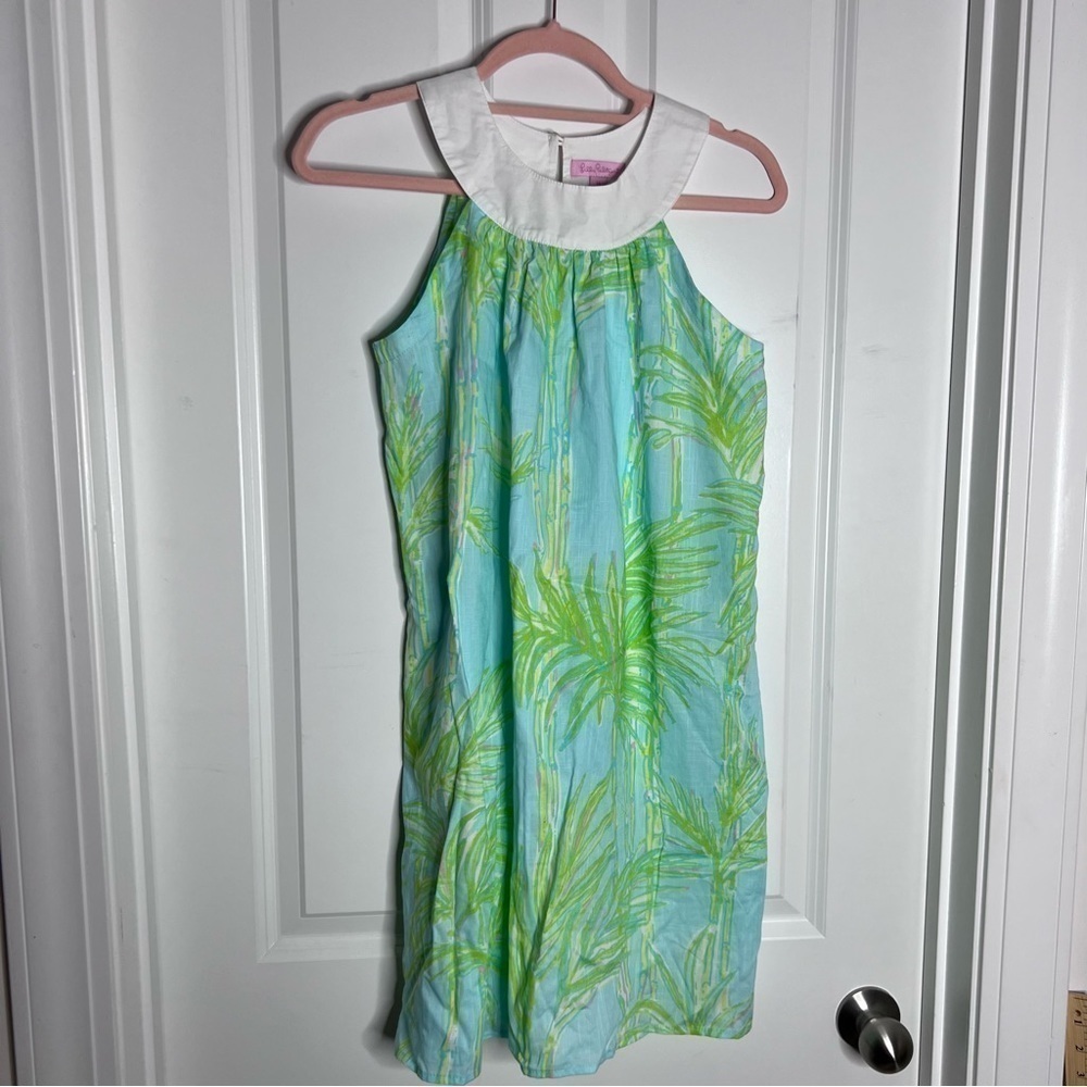 Lilly Pulitzer Dress size 14 - girls palm tree print